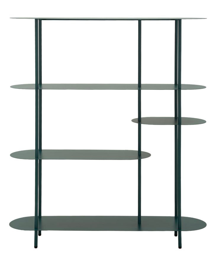 Libreria saturno ottanio cm 118x31x139
