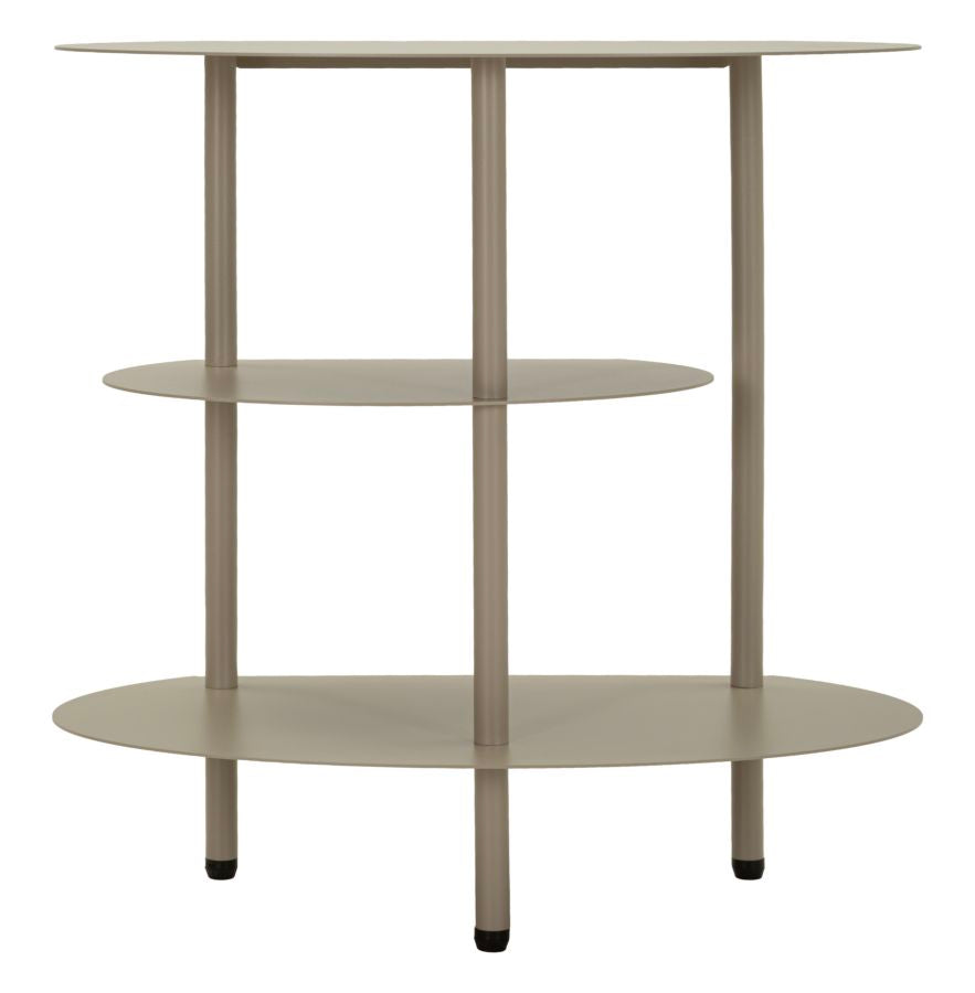 Comodino saturno tortora cm 49,5x27,5x49,5