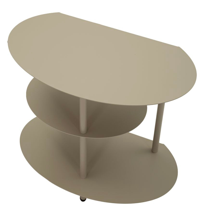 Comodino saturno tortora cm 49,5x27,5x49,5
