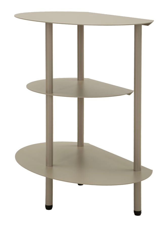 Comodino saturno tortora cm 49,5x27,5x49,5