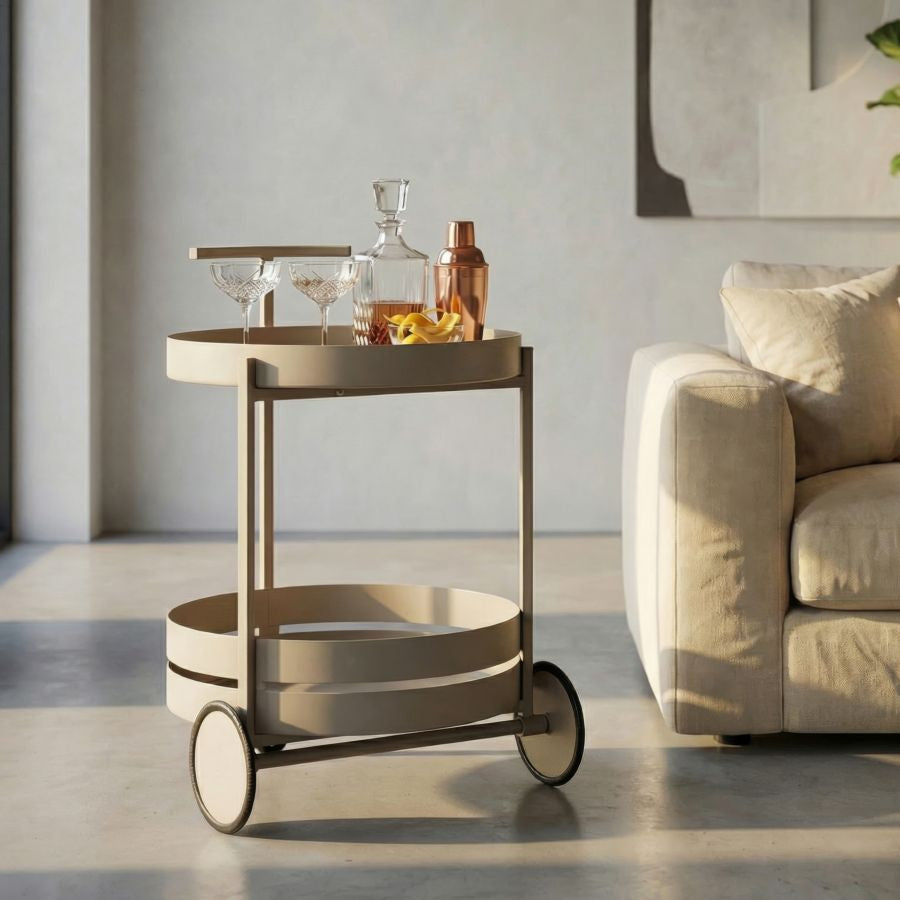 Carrello saturno tortora cm 40x49,5x61