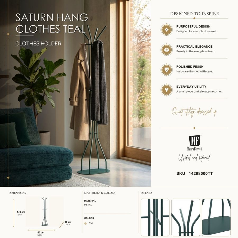 App/abiti saturno ottanio cm 45x28x178