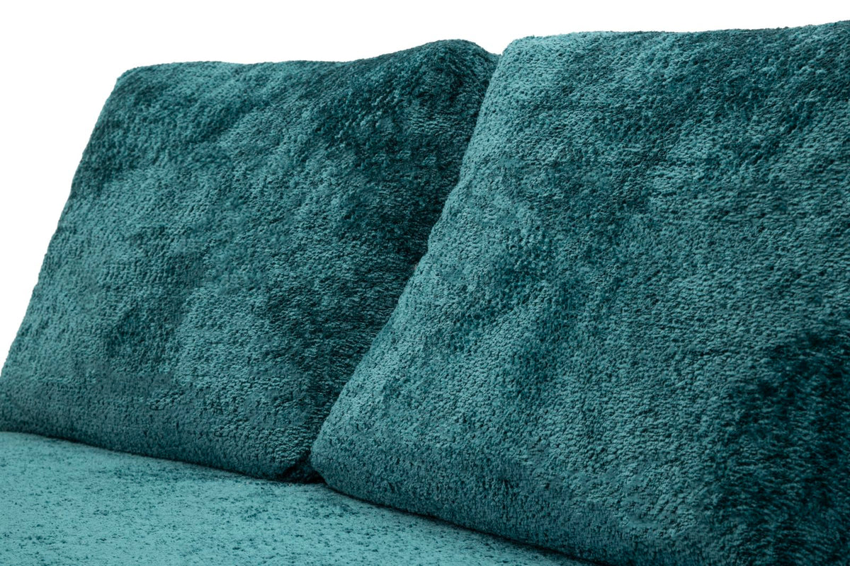 Divano/letto faster petrolio cm 150x100x80 (compresso-misura letto cm213x150x18)