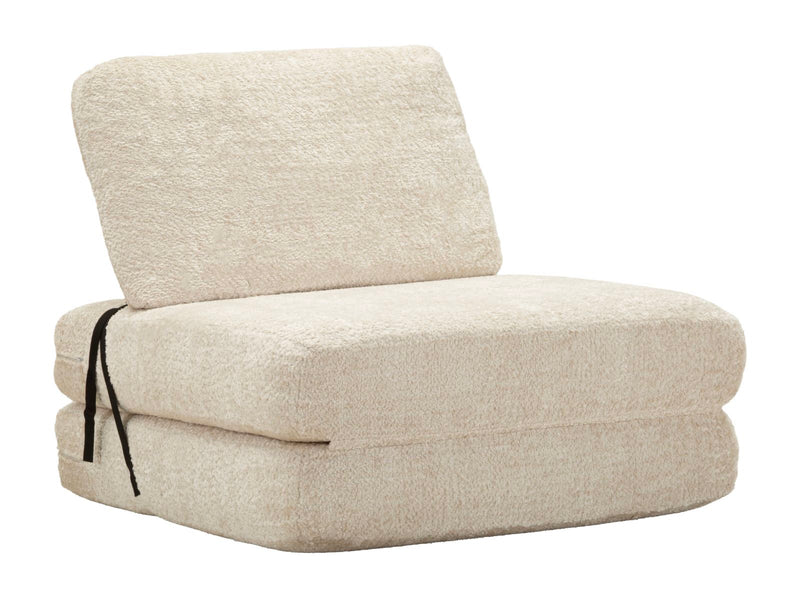 Poltrona/letto faster bianca cm 80x100x80 (compressa-misura letto cm204x80x18)