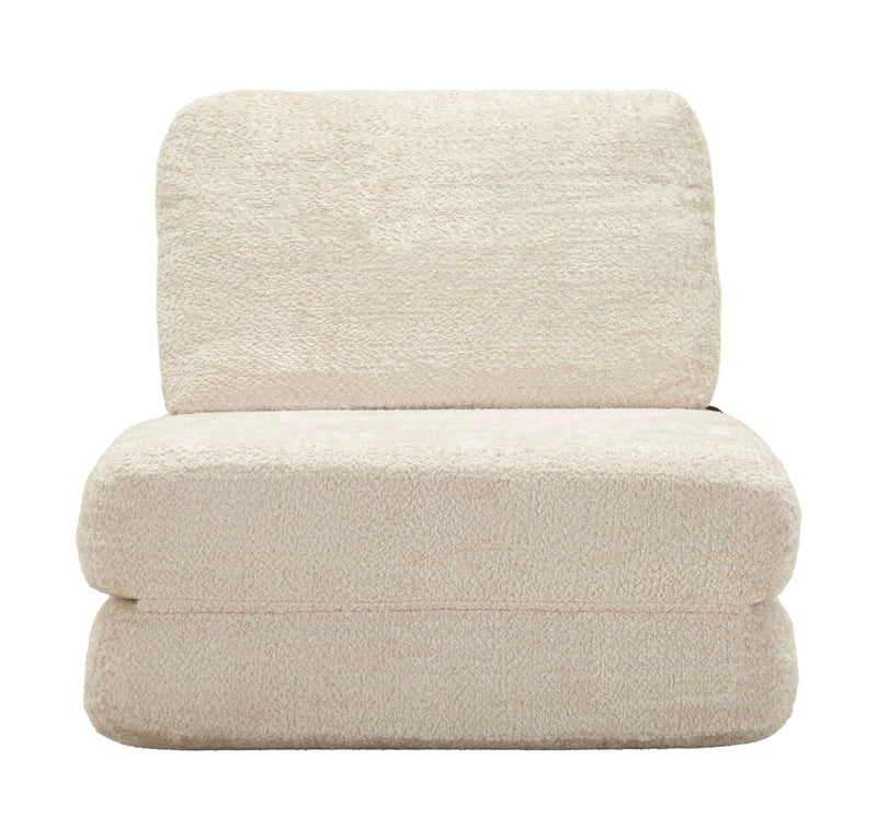 Poltrona/letto faster bianca cm 80x100x80 (compressa-misura letto cm204x80x18)