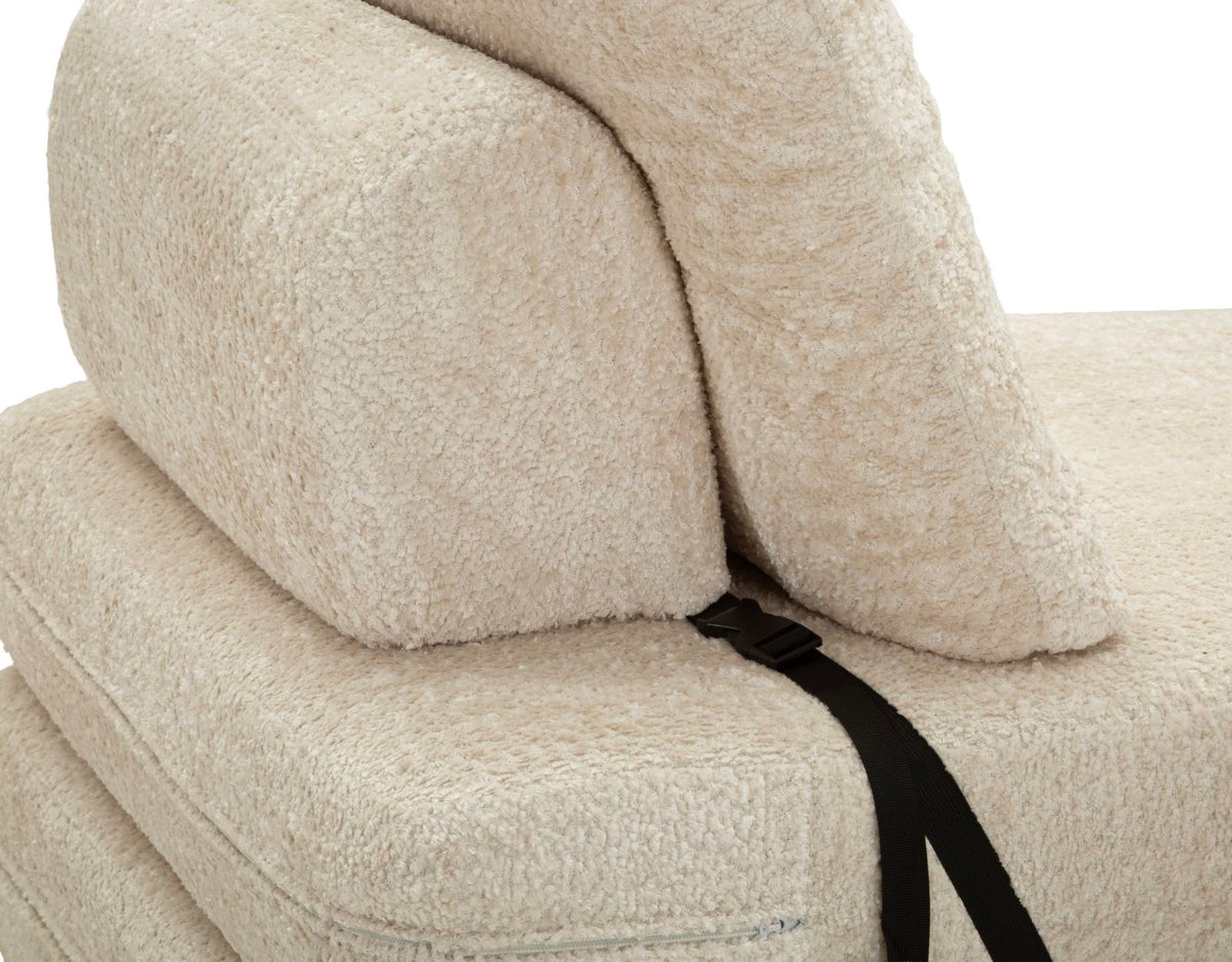 Poltrona/letto faster bianca cm 80x100x80 (compressa-misura letto cm204x80x18)