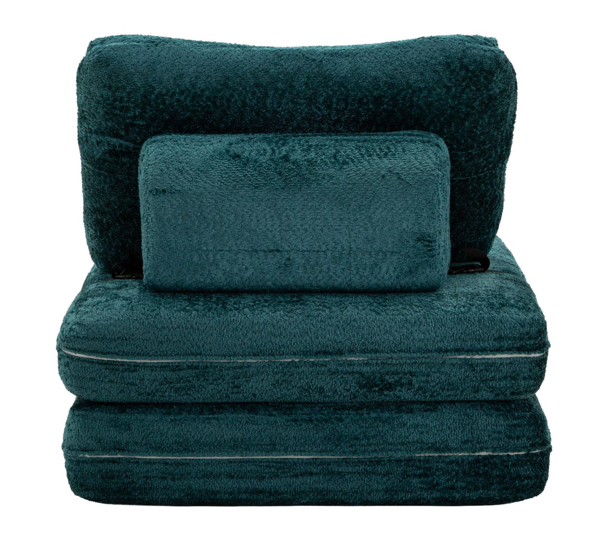 Poltrona/letto faster petrolio cm 80x100x80 (compressa-misura letto cm204x80x18)