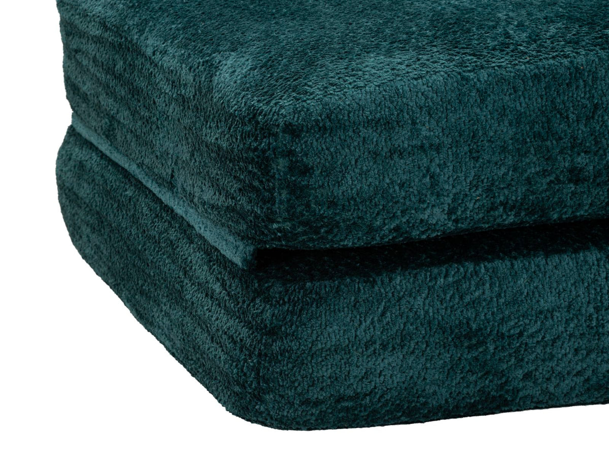 Poltrona/letto faster petrolio cm 80x100x80 (compressa-misura letto cm204x80x18)