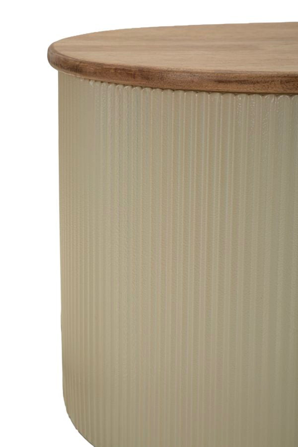 Tavolini da caffe' frankfurt coppia bianchi cm 87x53x32-50x35x28