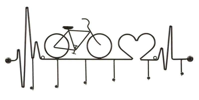 App/abiti da muro bicicletta nero cm 59x3,2x26,5