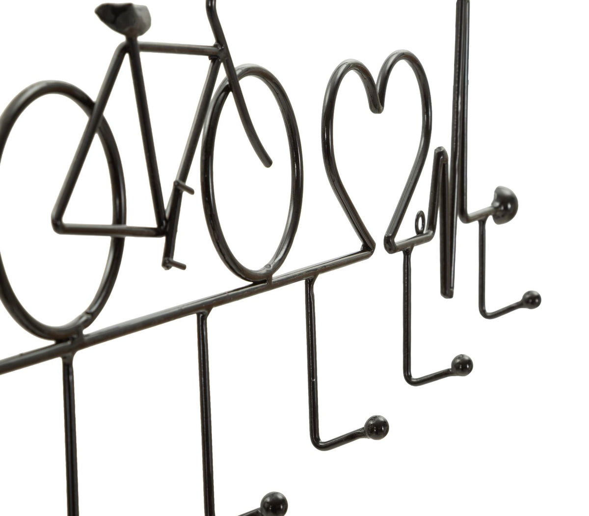 App/abiti da muro bicicletta nero cm 59x3,2x26,5