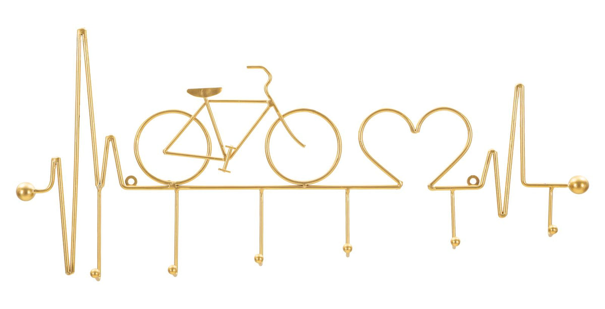 App/abiti da muro bicicletta oro cm 59x3,2x26,5