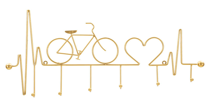 App/abiti da muro bicicletta oro cm 59x3,2x26,5