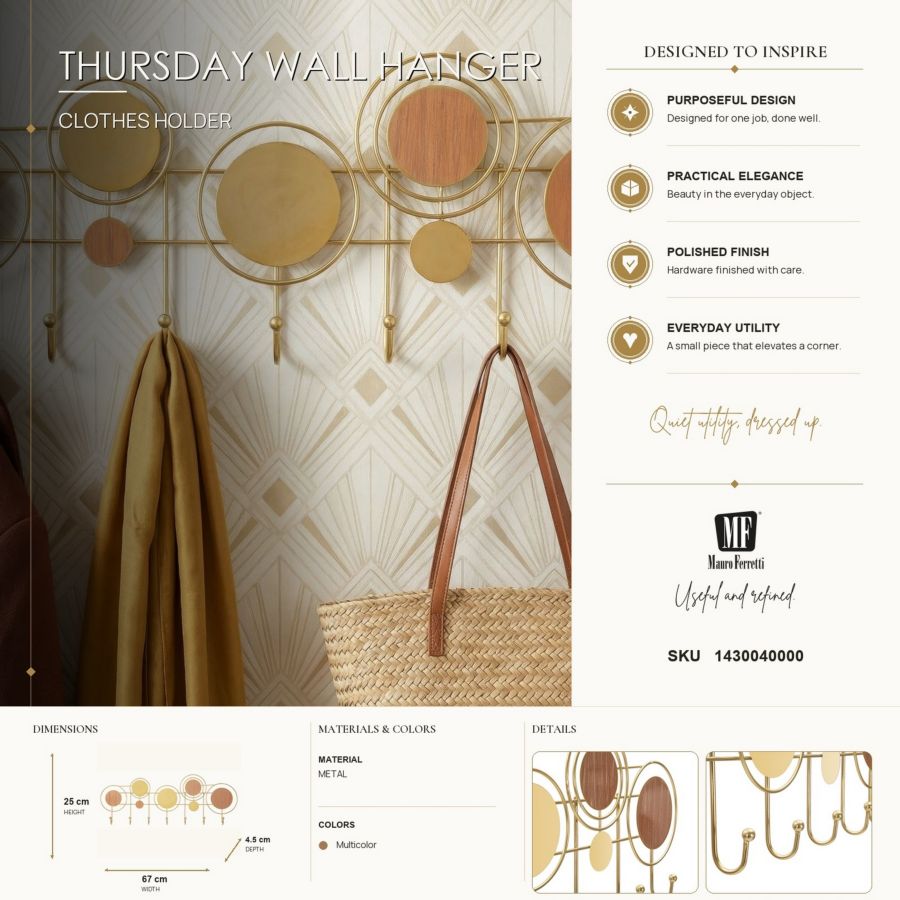 App/abiti da muro thursday cm 67x4,5x25