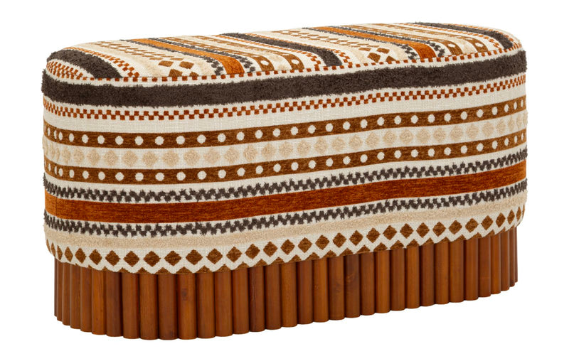 Panca mombasa oval cm 82x40x40