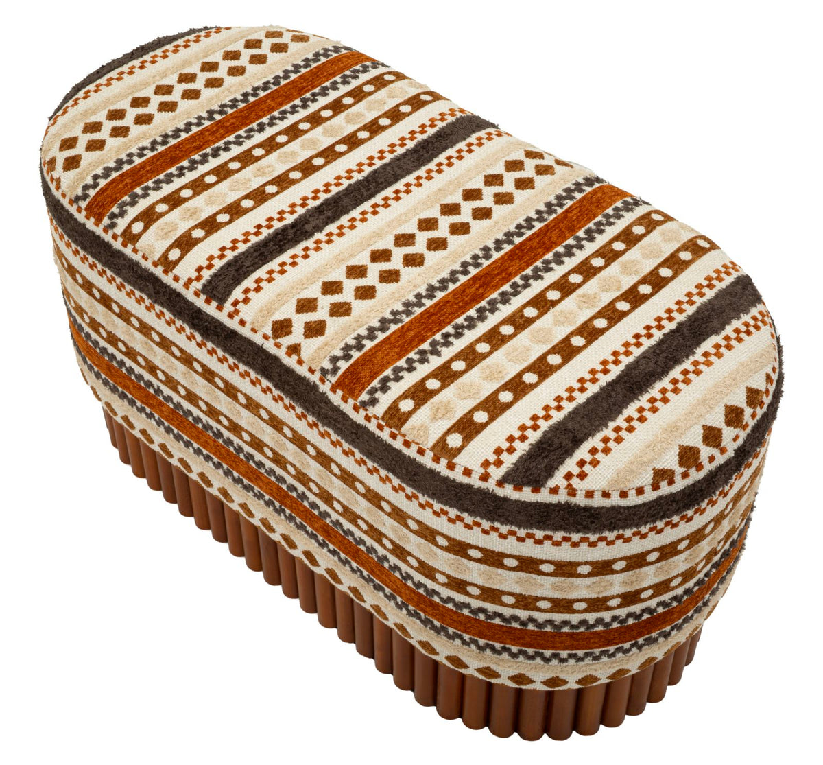 Panca mombasa oval cm 82x40x40