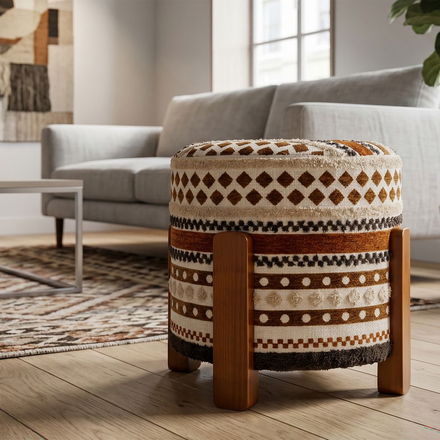 Pouf mombasa stand cm ø 42x40