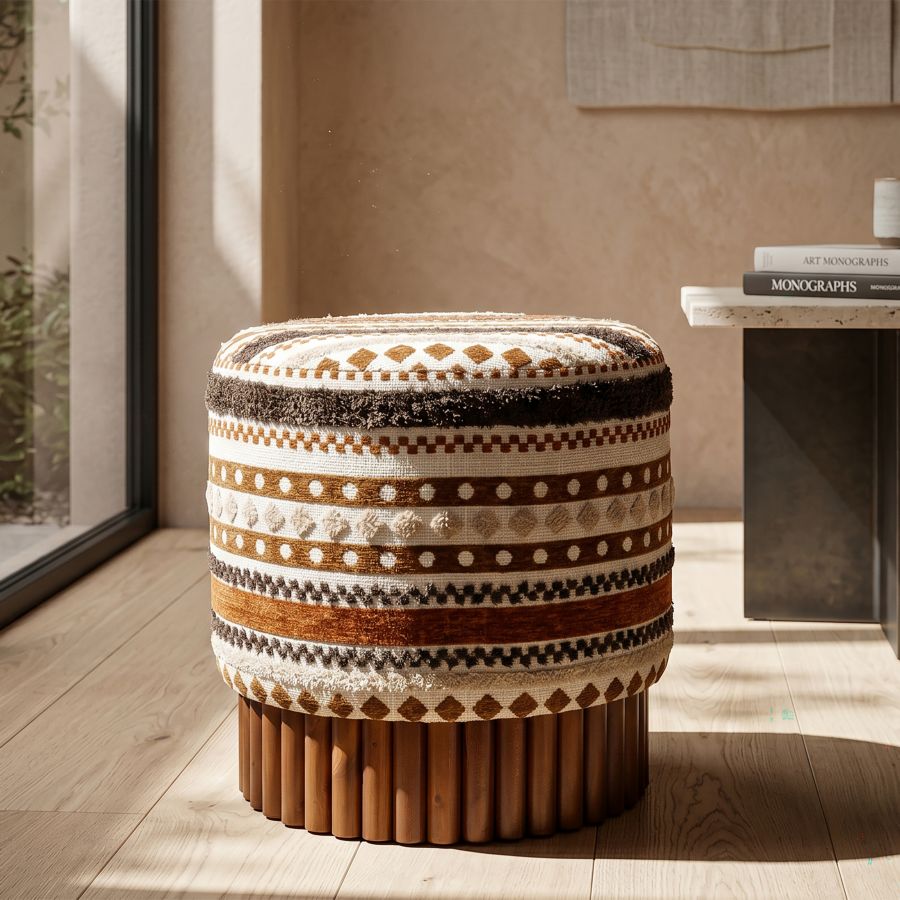 Pouf mombasa cm ø 40x40