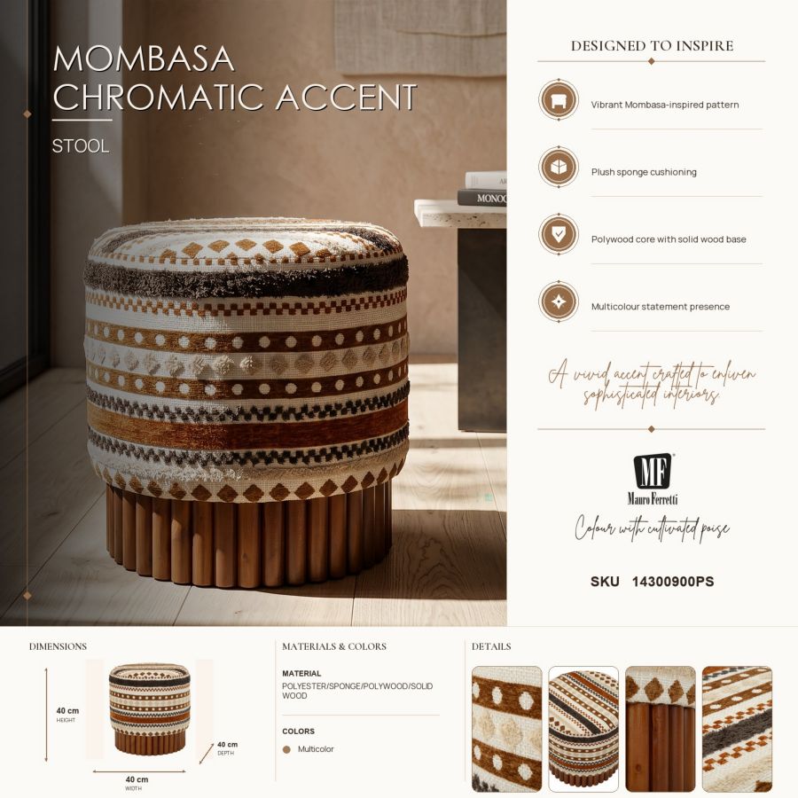 Pouf mombasa cm ø 40x40