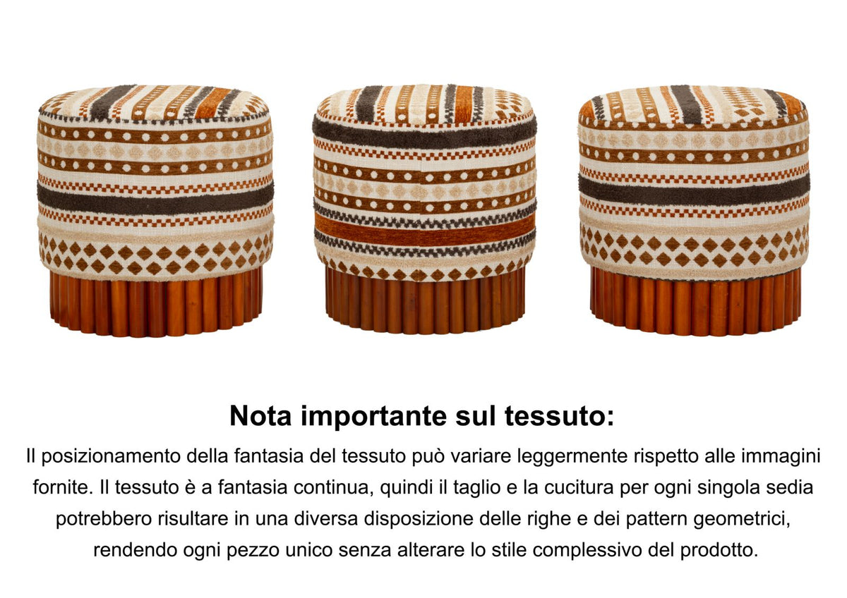 Pouf mombasa cm ø 40x40