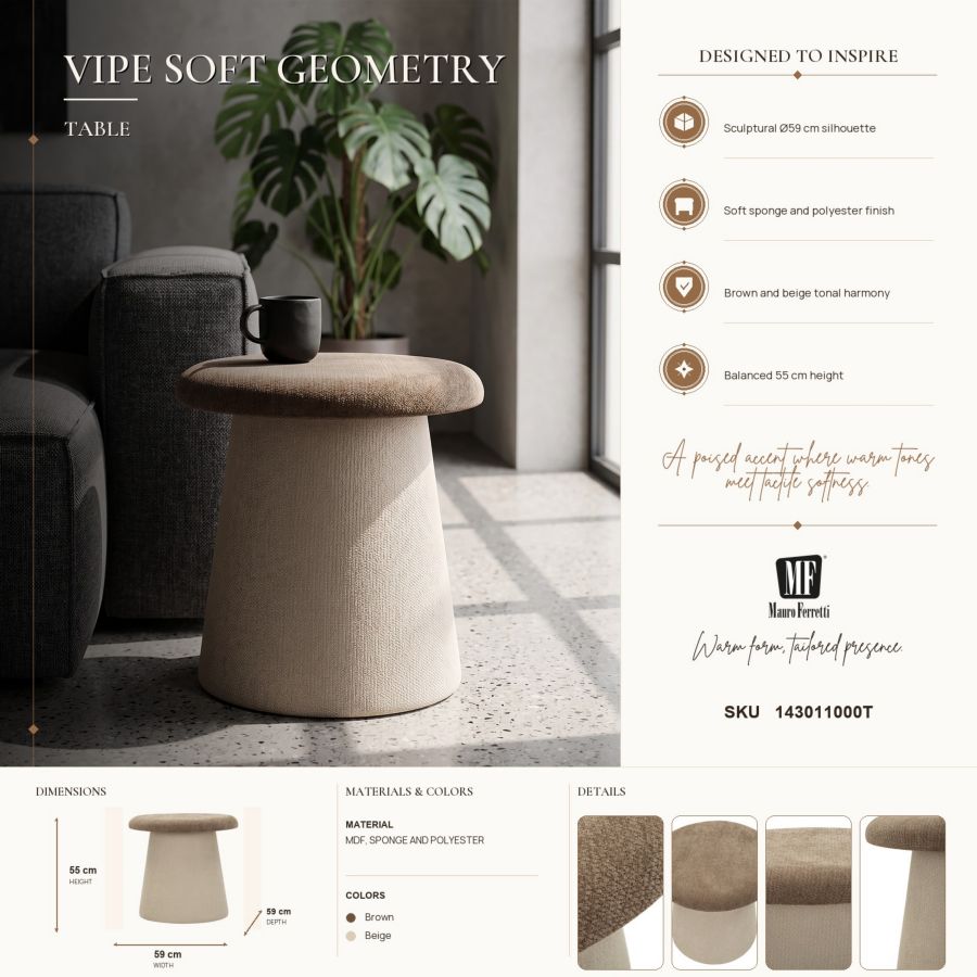 Tavolinetto vipe cm ø 59x55