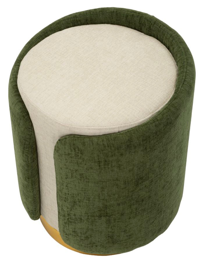 Pouf space verde cm ø 40x50