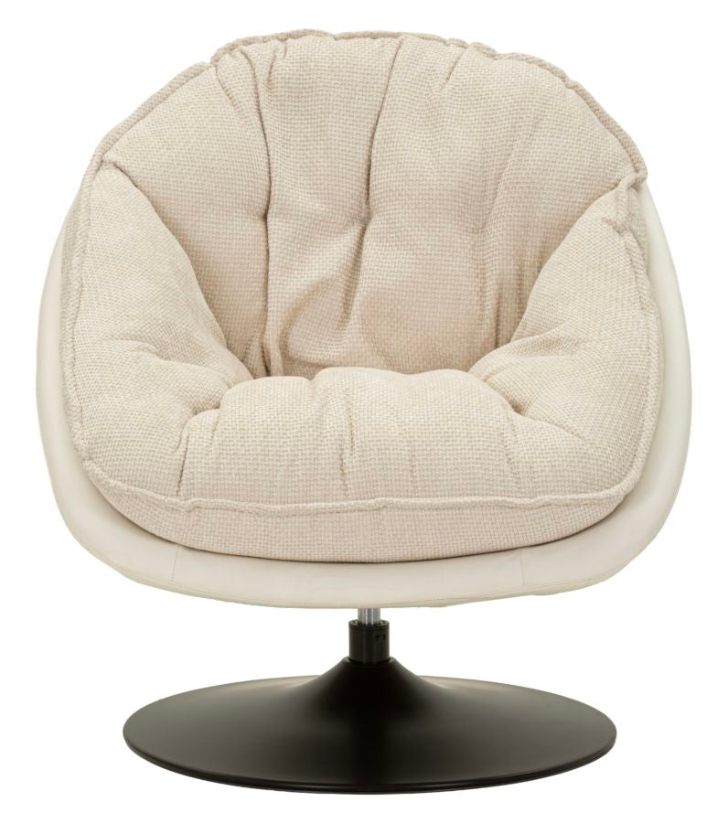 Mauro Ferretti Poltrona Dortmund Crema 78 x 78 x 84 cm