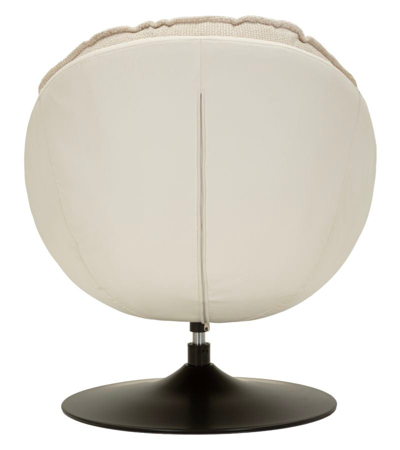 Mauro Ferretti Poltrona Dortmund Crema 78 x 78 x 84 cm