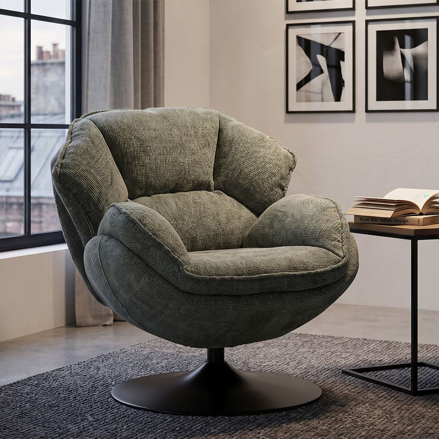 Mauro Ferretti Poltrona Amburgo Verde 85 x 80 x 81 cm