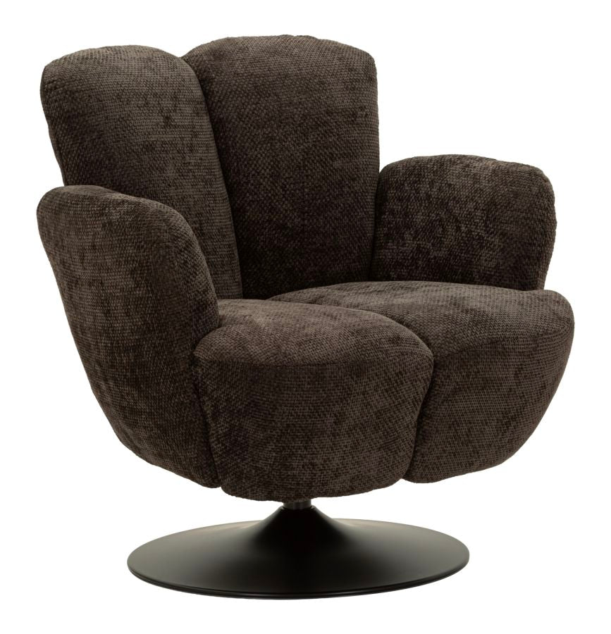 Mauro Ferretti Poltrona Monaco Nera 86 x 77 x 92 cm