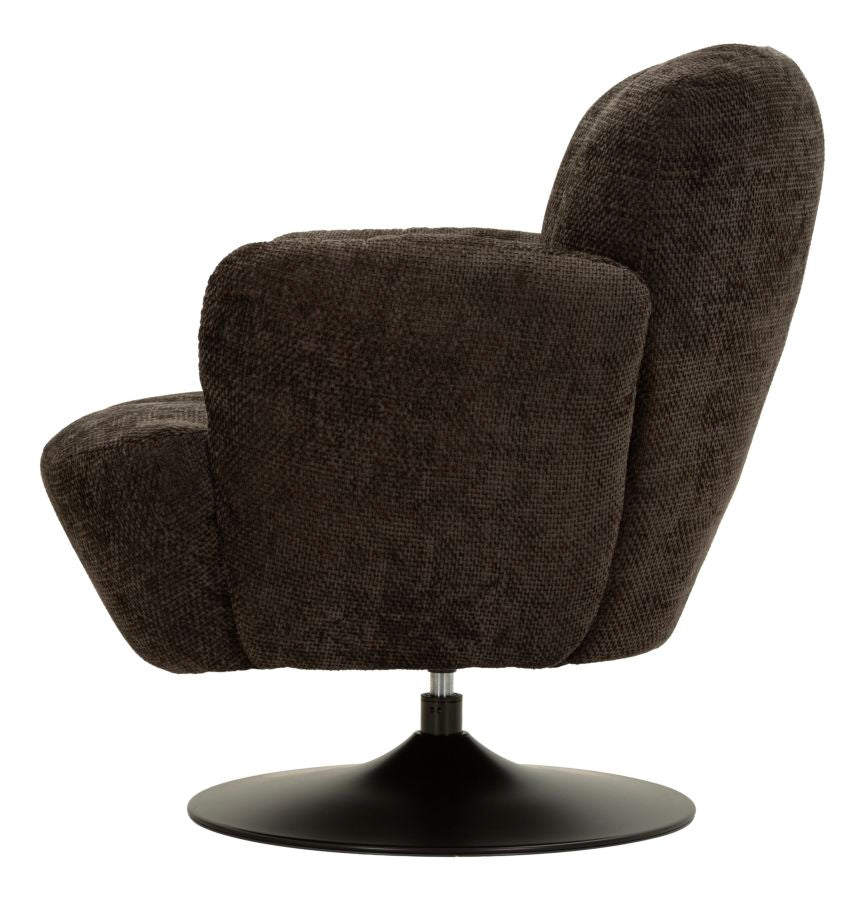 Mauro Ferretti Poltrona Monaco Nera 86 x 77 x 92 cm