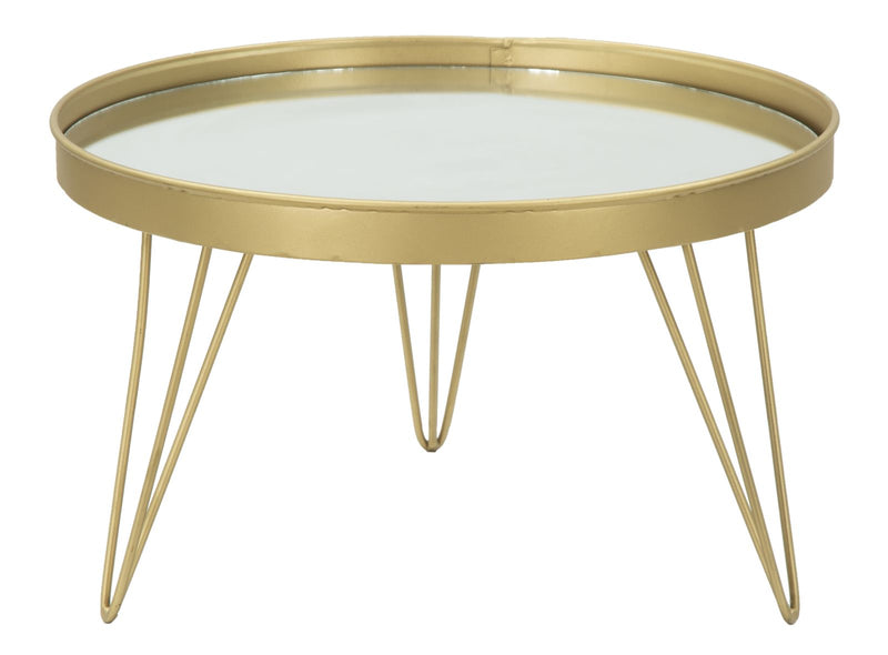 Mauro Ferretti Svuotatasche Glam Gold/mirror Ø 36,5 x 22 cm