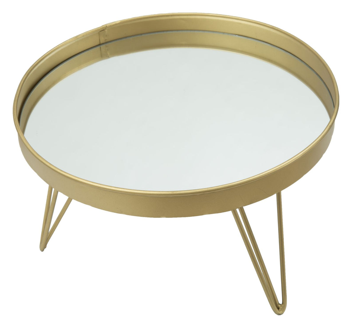 Mauro Ferretti Svuotatasche Glam Gold/mirror Ø 31 x 18 cm