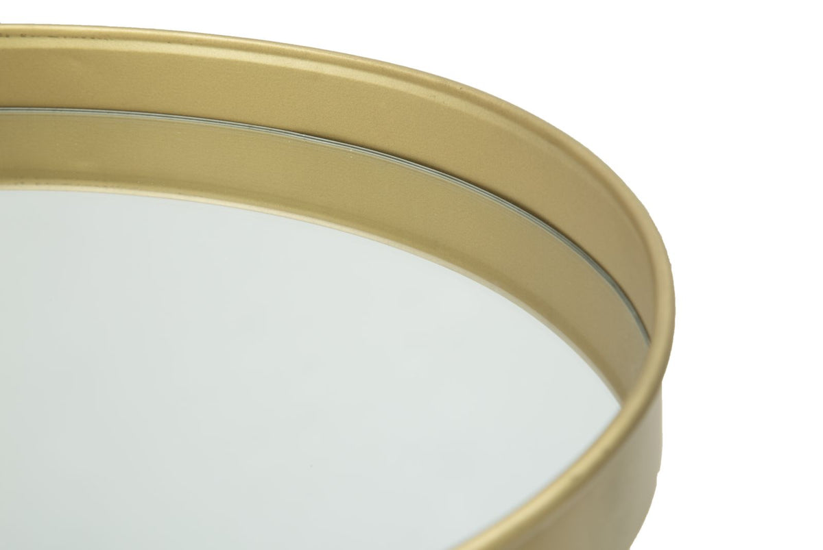 Mauro Ferretti Svuotatasche Glam Gold/mirror Ø 31 x 18 cm