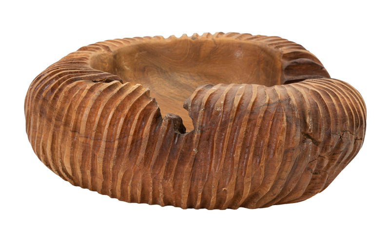 Mauro Ferretti Svuotatasche Garit in Teak Ric. 37 x 40 x 16 cm (pezzi Unici - Non Rip. in Serie)