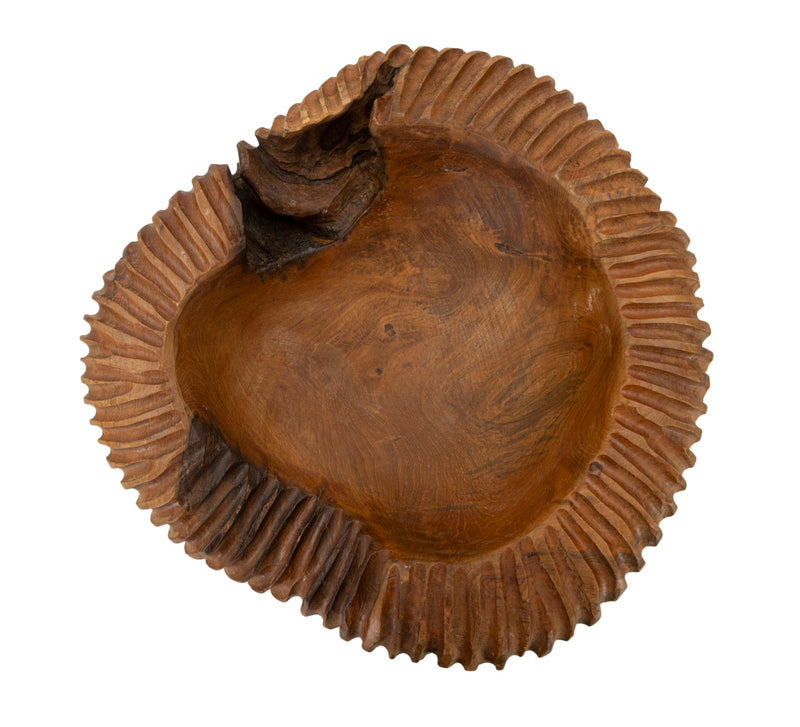 Mauro Ferretti Svuotatasche Garit in Teak Ric. 37 x 40 x 16 cm (pezzi Unici - Non Rip. in Serie)