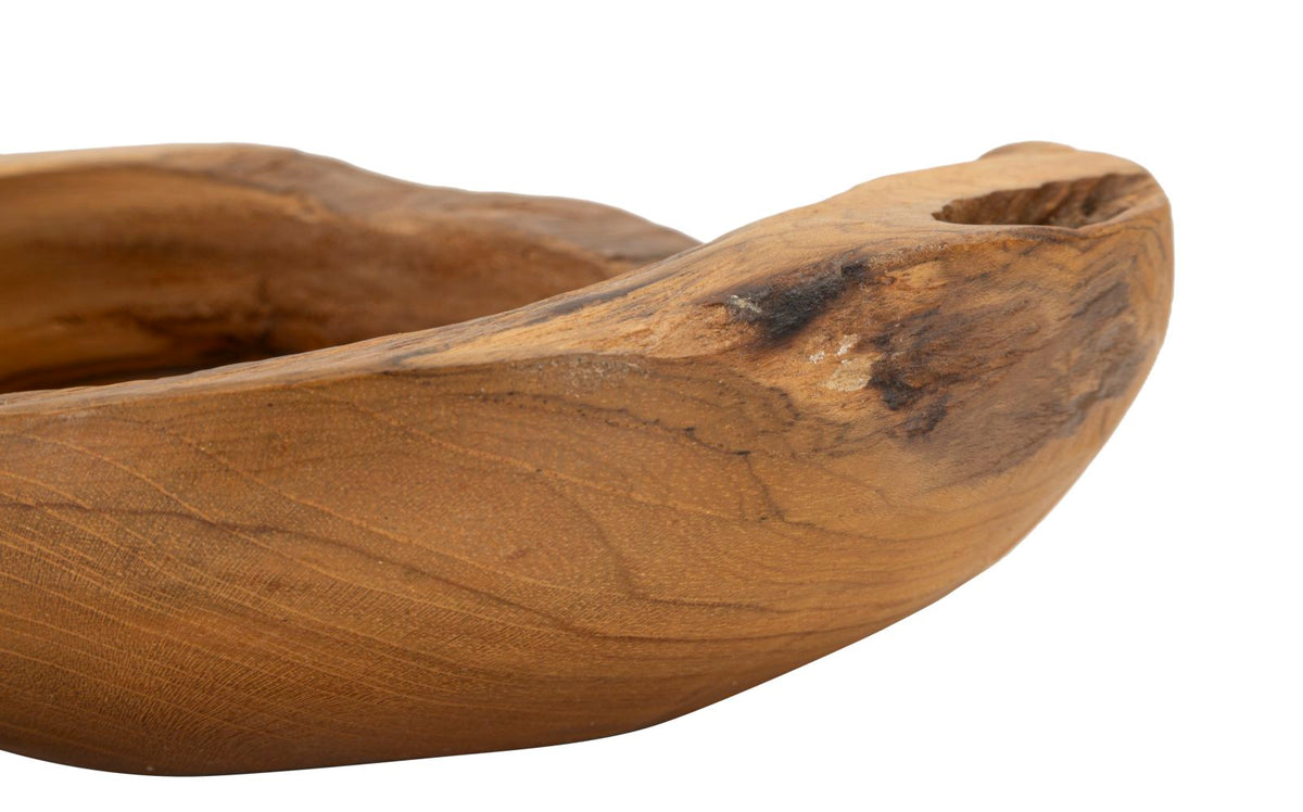 Mauro Ferretti Svuotatasche Erusi in Teak Ric. Ø 20 x 6 cm (pezzi Unici - Non Rip. in Serie)