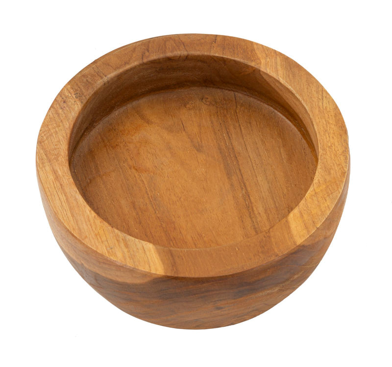 Mauro Ferretti Svuotatasche Erusi Simple in Teak Ric. Ø15 x 9,5 cm (pezzi Unici-non Rip.in Serie)