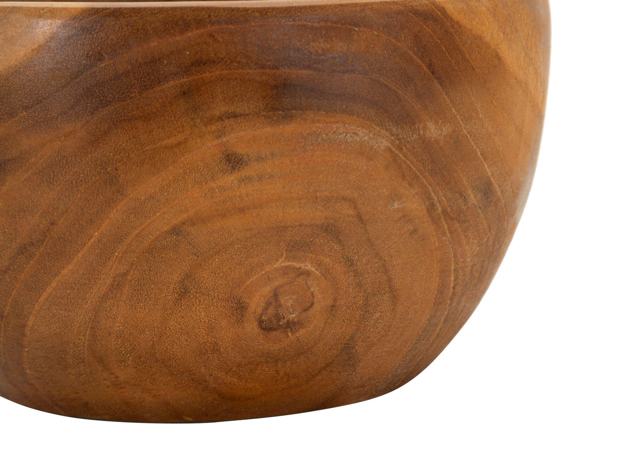 Mauro Ferretti Svuotatasche Erusi Simple in Teak Ric. Ø15 x 9,5 cm (pezzi Unici-non Rip.in Serie)