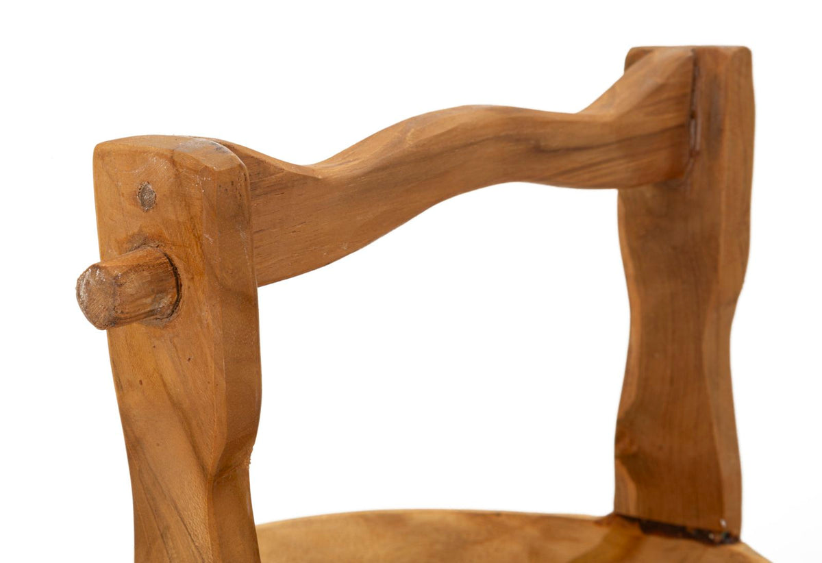 Mauro Ferretti Svuotatasche Timbo in Teak Riciclato 32 x 25 x 27 cm (pezzi Unici - Non Rip. in Serie)