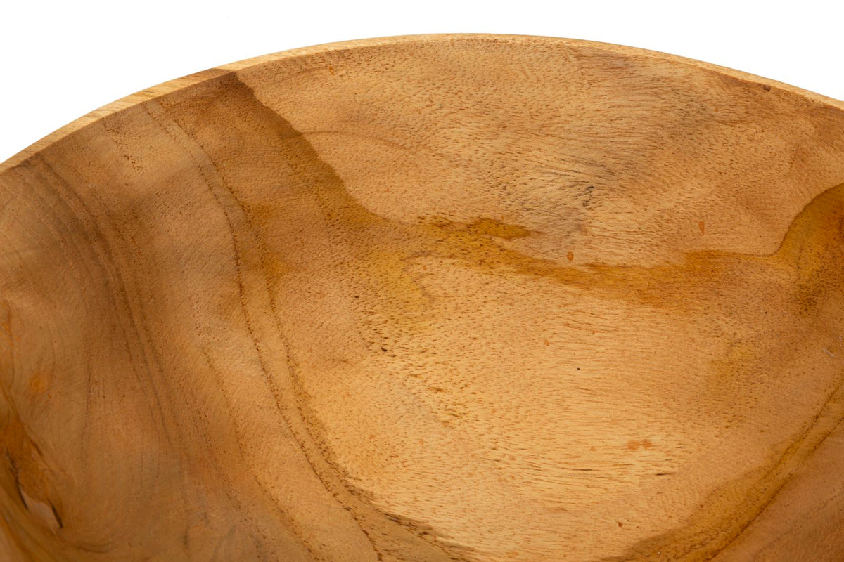 Mauro Ferretti Svuotatasche Timbo in Teak Riciclato 32 x 25 x 27 cm (pezzi Unici - Non Rip. in Serie)