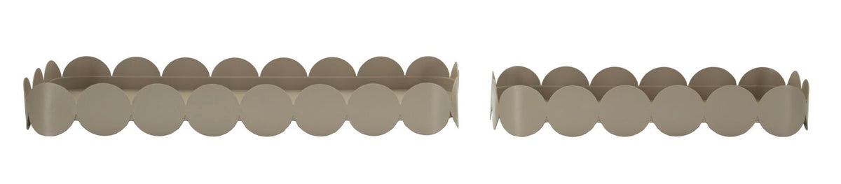 S/tasche saturno rett. tortora coppia cm 40x16,5x4,5-29x12x4,5