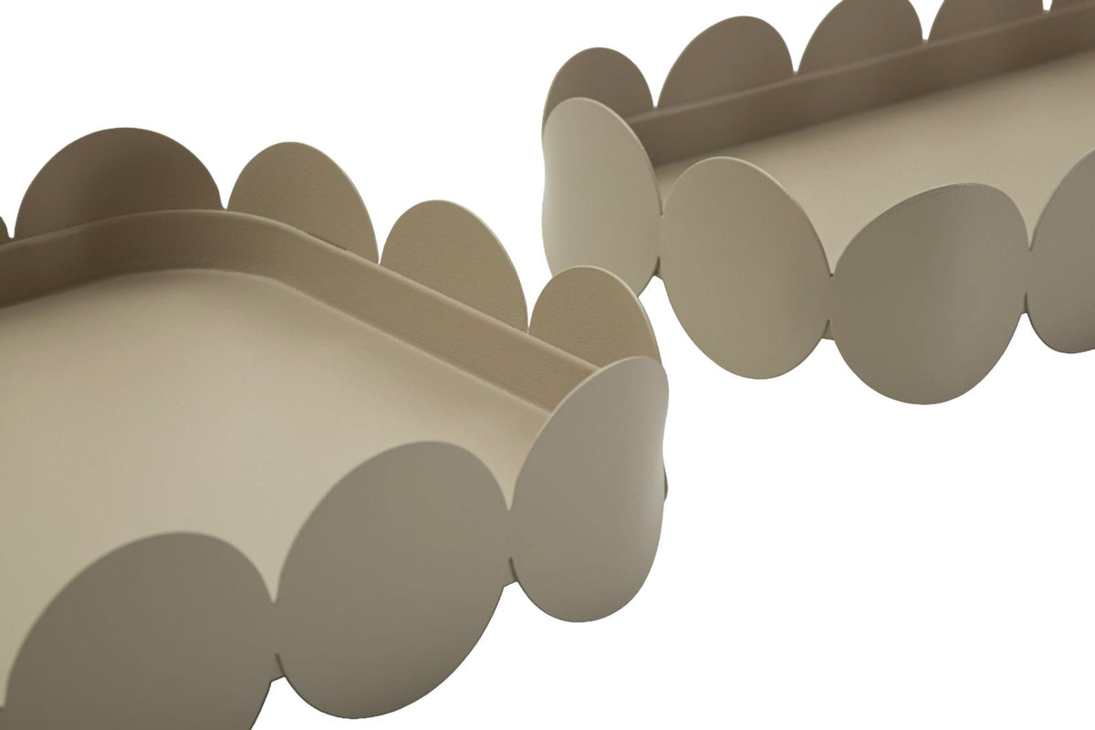 S/tasche saturno rett. tortora coppia cm 40x16,5x4,5-29x12x4,5