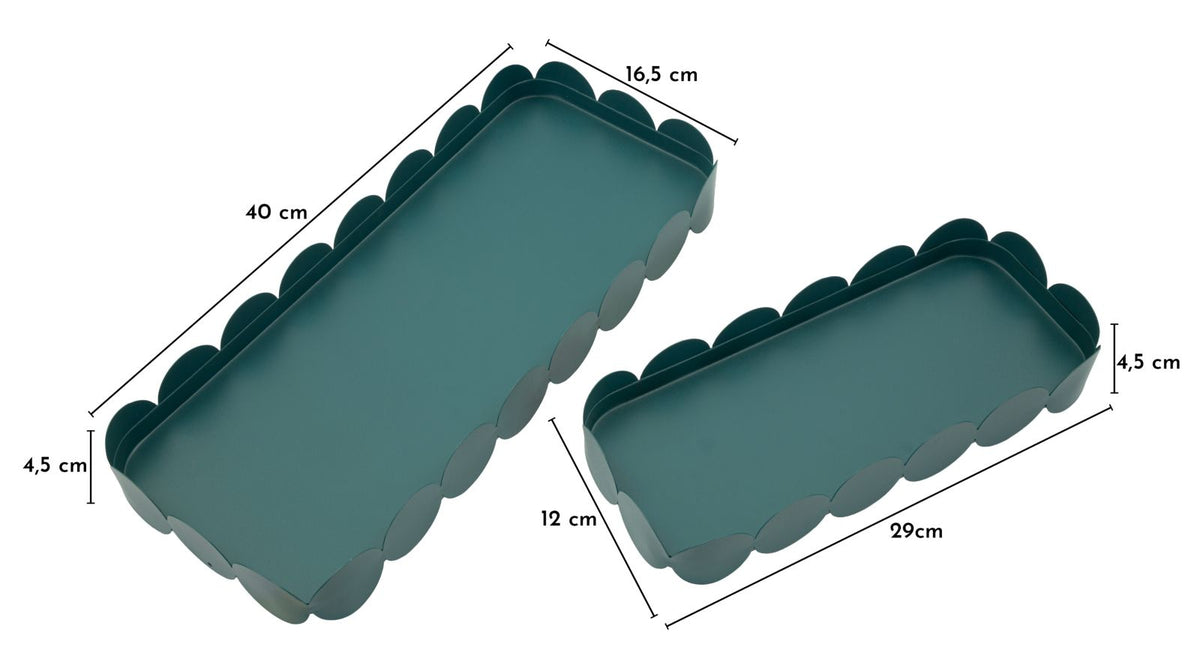 S/tasche saturno rett. ottanio coppia cm 40x16,5x4,5-29x12x4,5