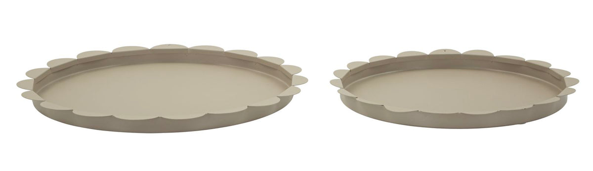 S/tasche saturno rot. tortora coppia cm ø 33x2-27,5x2