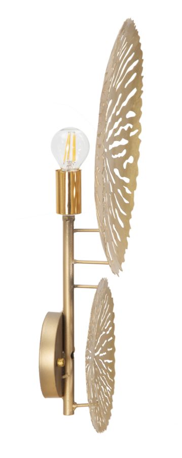 Mauro Ferretti Lampada da Muro Simple Glam 28,5 x 8 x 46 cm