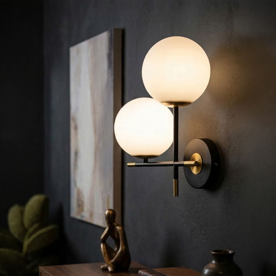Mauro Ferretti Lampada da Muro Darky Double 30 x 17 x 35 cm