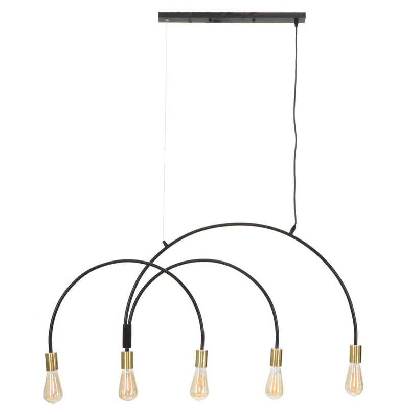 Mauro Ferretti Lampadario Darky M 104 x 5 x 50 cm