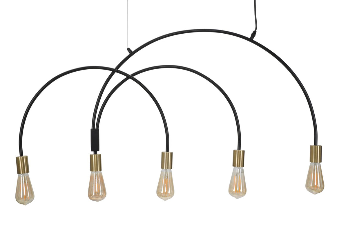 Mauro Ferretti Lampadario Darky M 104 x 5 x 50 cm