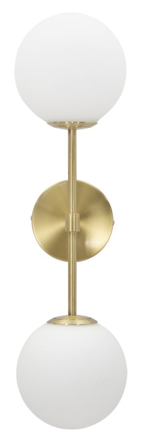 Mauro Ferretti Lampada da Muro Glamy Doppia 15 x 21 x 55 cm